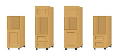Examples of Full and Medium Height 'Built-in' Base Units Examples of Full and Medium Height'Built-in' Base Units