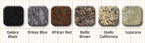 Examples of granite worktop surface Patterns