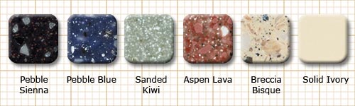 Examples of Staron� worktop patterns