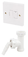 A 13amp Fused Switch and An Appliance Hose Adaptor
