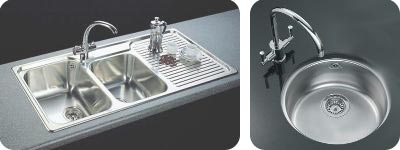 Inset (left) & Undermounted Sinks